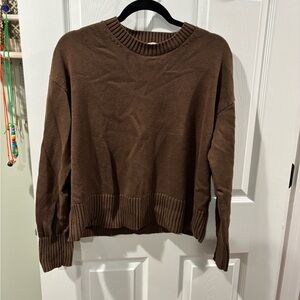 Everlane Brown Women's Organic Cotton Sweater